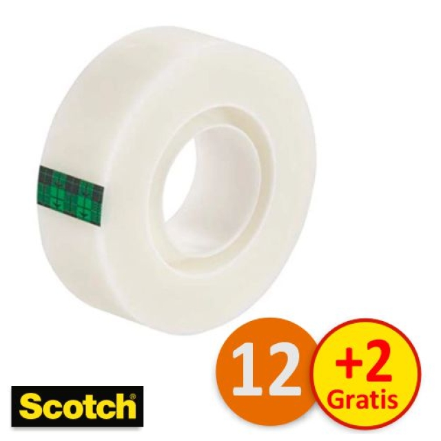 pack 12 mas gratis 2 celo scotch magic 33 x 19