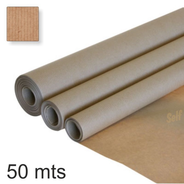 papel continuo embalar kraft rollo 100cms x 50 metros