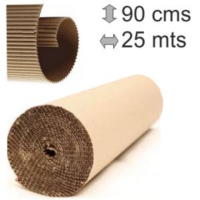 Rollo de papel Kraft para embalar 110 cms x 500 mts, 41 kgs