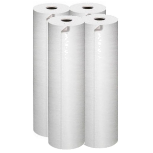 rollo de papel continuo industrial blanco