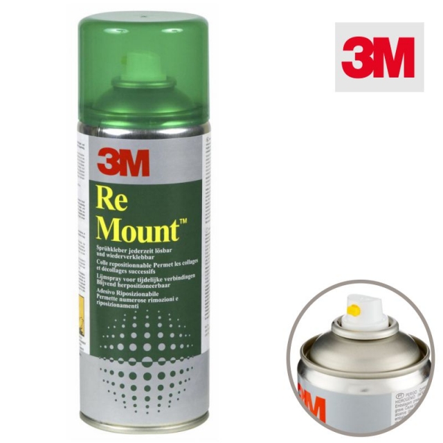 3m remount spray pegamento reposicionable