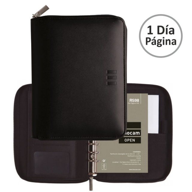 Comprar Finocam cremallera Pol 500, Agenda da pgina 2024 negro
