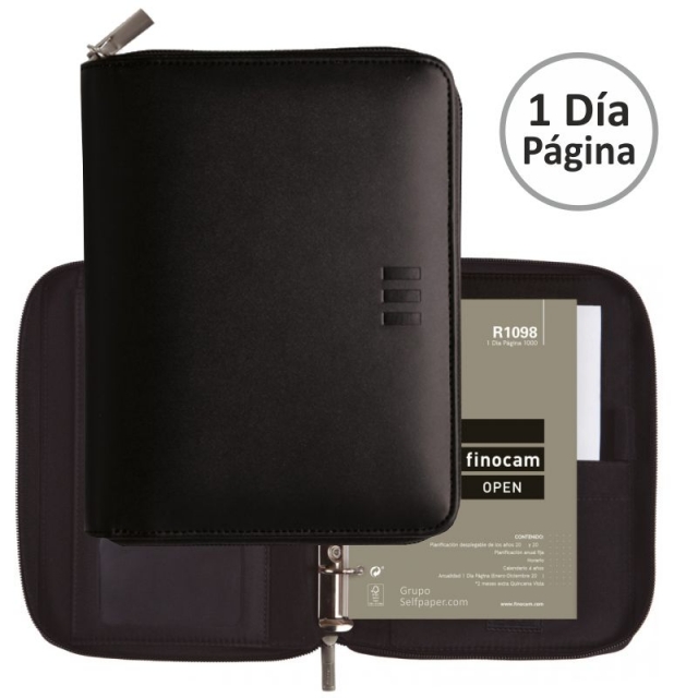 Comprar Finocam Open cremallera Pol 1000 negro, Agenda 2024