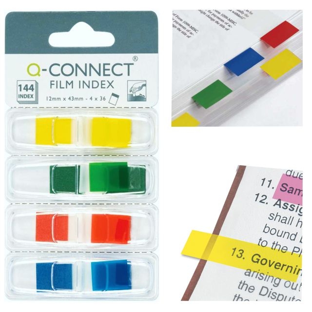 Comprar Banderitas con dispensador marcapáginas Index Pack 4 colores