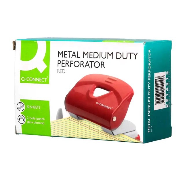 caja de taladro de papel 20 hojas rojo barato