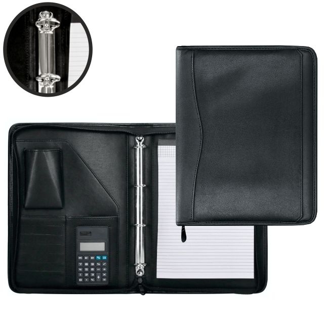 Comprar Carpeta portafolios de mano cierre cremallera, negro
