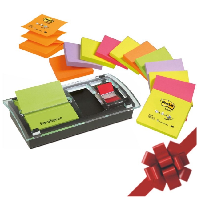 Comprar Post-It DS100-VP Dispensador + 12 notas Z colores