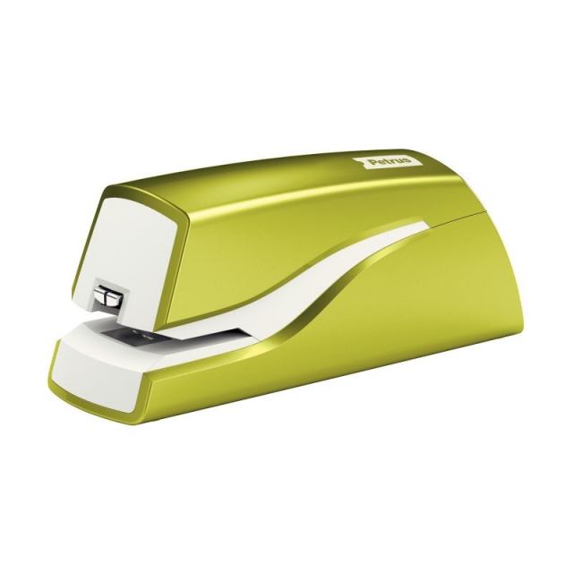 Comprar Grapadora electrica a pilas Petrus Wow E-310 Verde metal