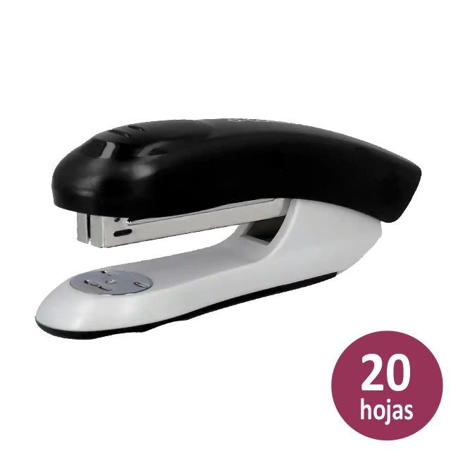 Comprar Grapadora Qconnect oficina Plástico Abs L Negra 20 Hojas