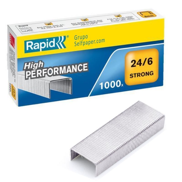 Comprar Grapas 24/6 extrafuertes Rapid Strong galvanizadas