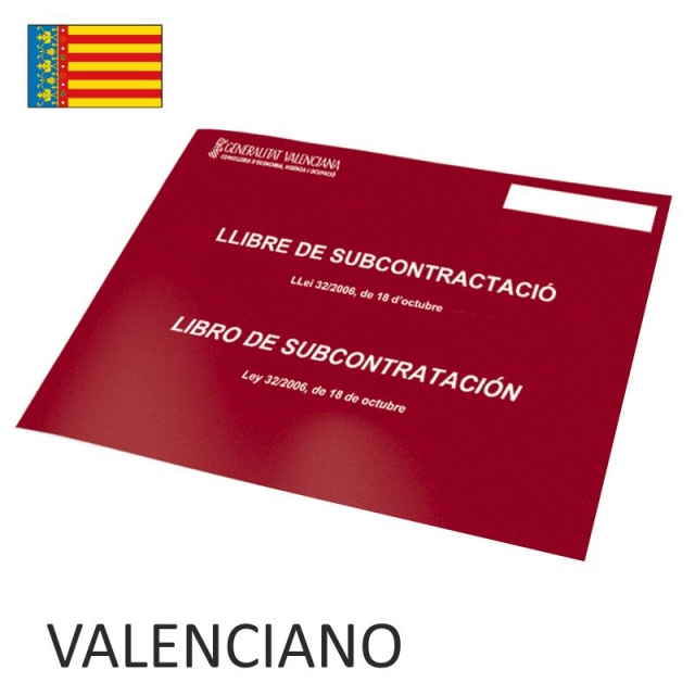 Comprar Libro subcontratacion Comunidad Valenciana bilinge