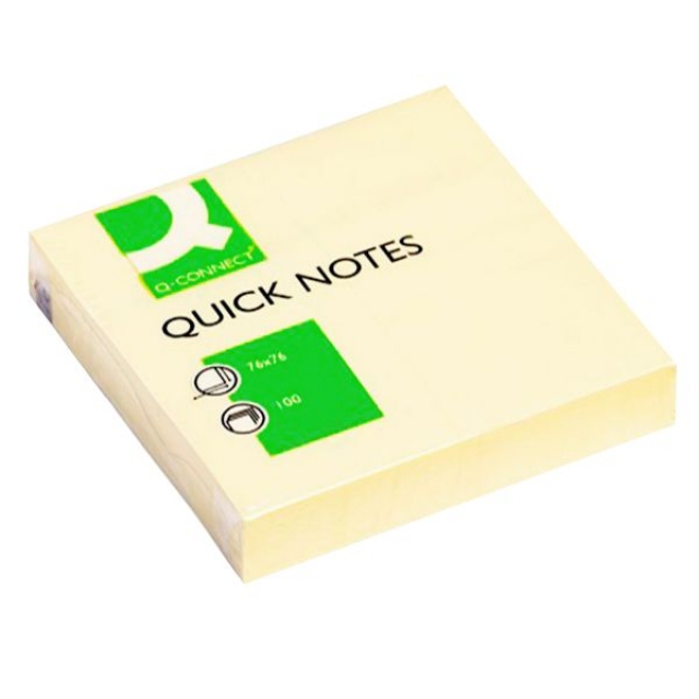 Comprar Q-Connect, Notas adhesiva 75X75, taco 100 hojas baratas