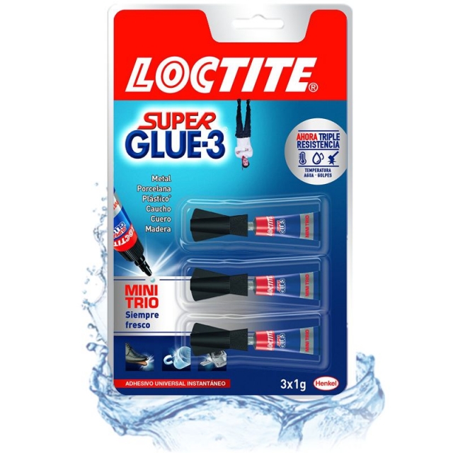 Comprar Loctite Super-Glue Mini Trio, 3 tubos de 1 gramo