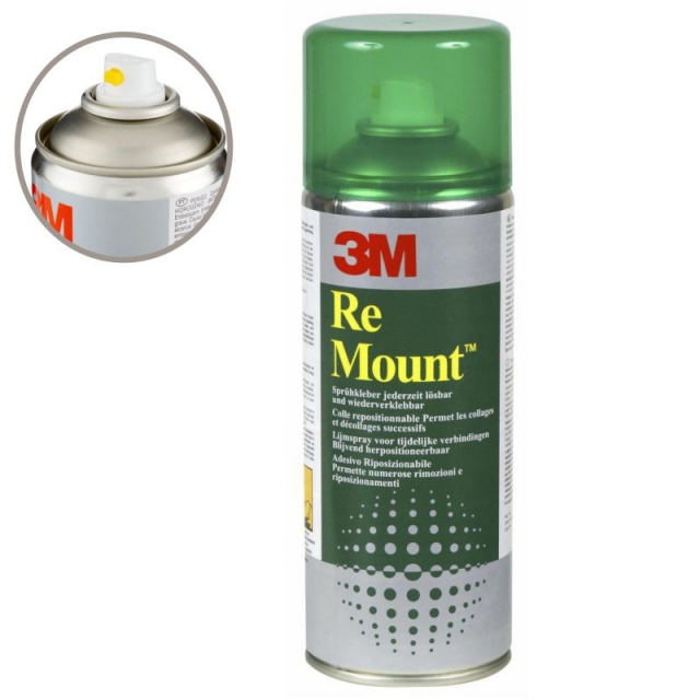 Comprar 3M ReMount, Spray pegamento reposicionable indefinidamente