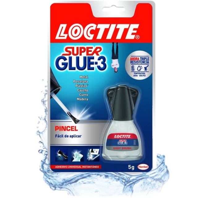Comprar Super Glue 5 gramos con Pincel, Pegamento Loctite