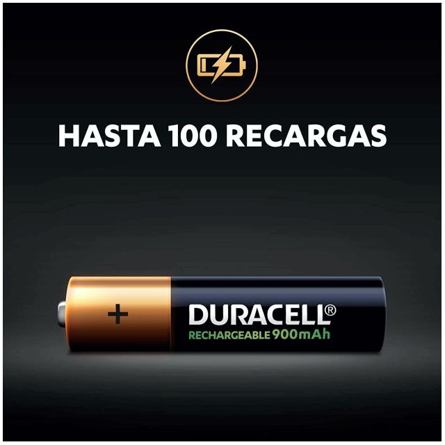 pilas aaa lr03 recargables duracell dx2400 hr03