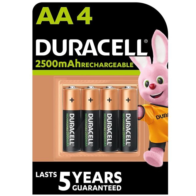 Comprar Pilas AA LR06 recargables, Duracell Recharge Ultra 4 uds
