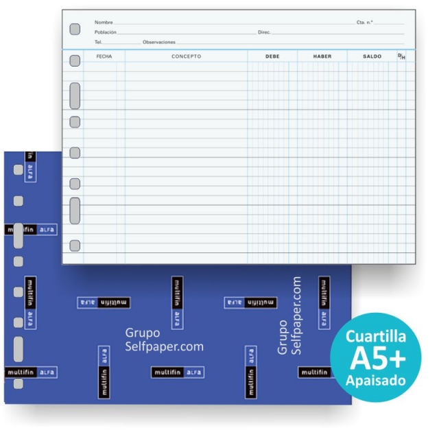 Comprar Multifin alfa 3003 cuentas corrientes, Recambio apaisado 8 a