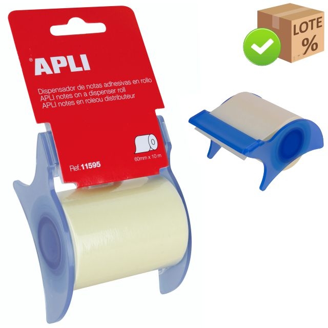 Comprar Notas adhesivas en rollo Apli de 60 mm x 10 metros