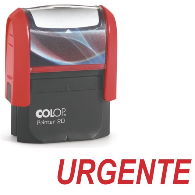 Comprar Sello cuño automatico texto Urgente tinta Rojo URGENTE