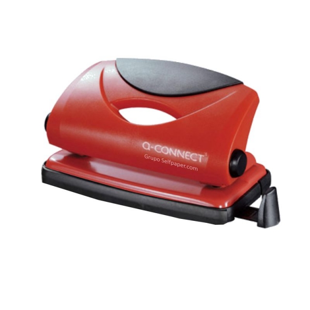 Taladradora de papel Q-connect 10 Hojas Rojo KF02154 - 31636