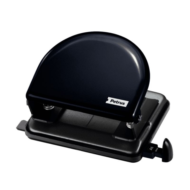 Comprar Perforadora de papel Petrus 52 color negro, 20 hojas