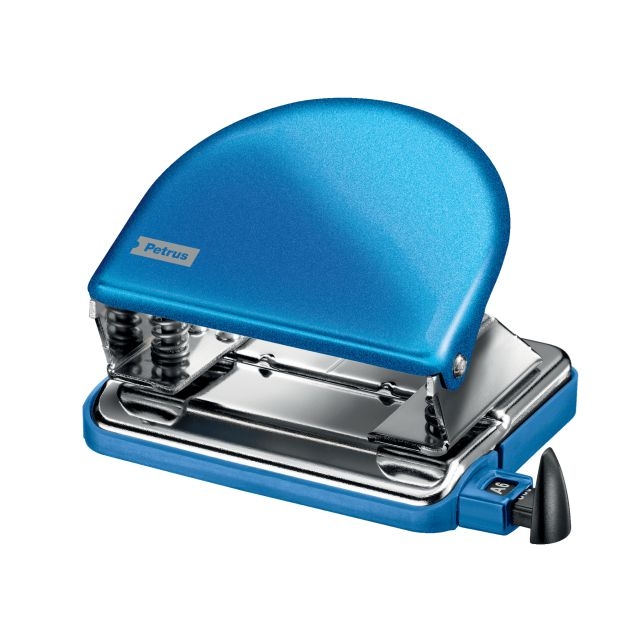 Comprar Perforadora de oficina Petrus 52 Wow azul metalizado