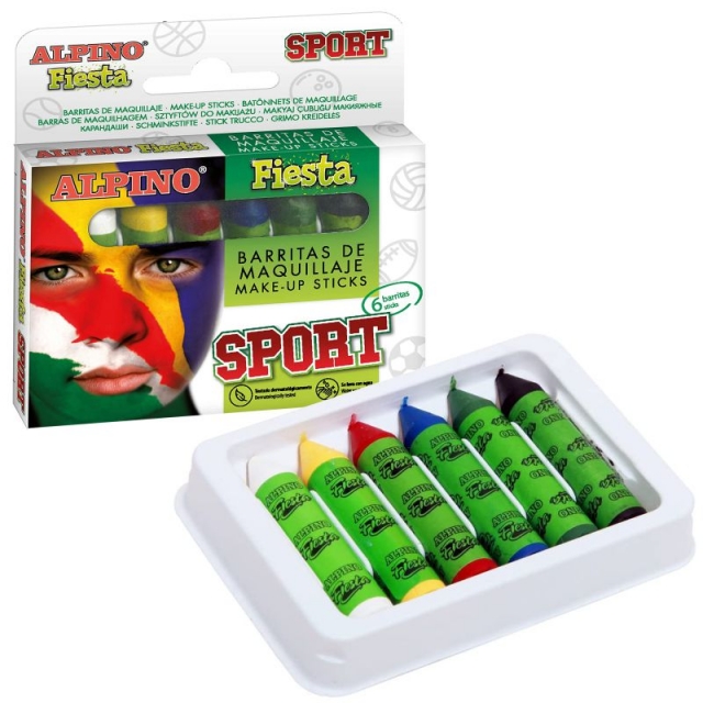 Comprar Maquillaje Alpino Fiesta Sport, C/6 barras colores