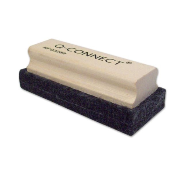 Comprar Borrador mango madera, fieltro pequeño, pizarra, tizas