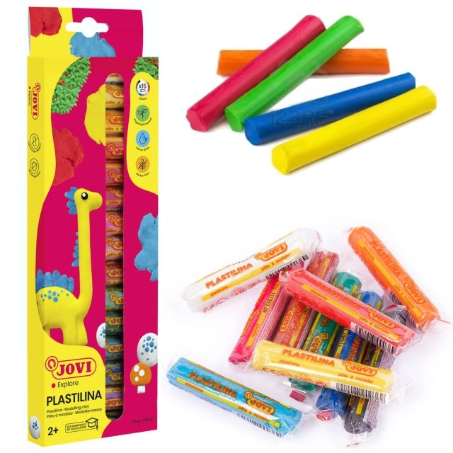 Comprar Plastilina Jovi Estuche De 15 Barras Colores Surtidos