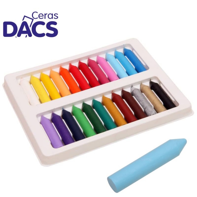 caja ceras blandas dacs 24 colores