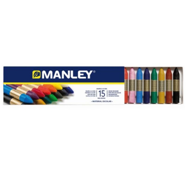 ceras manley 15 colores, blandas