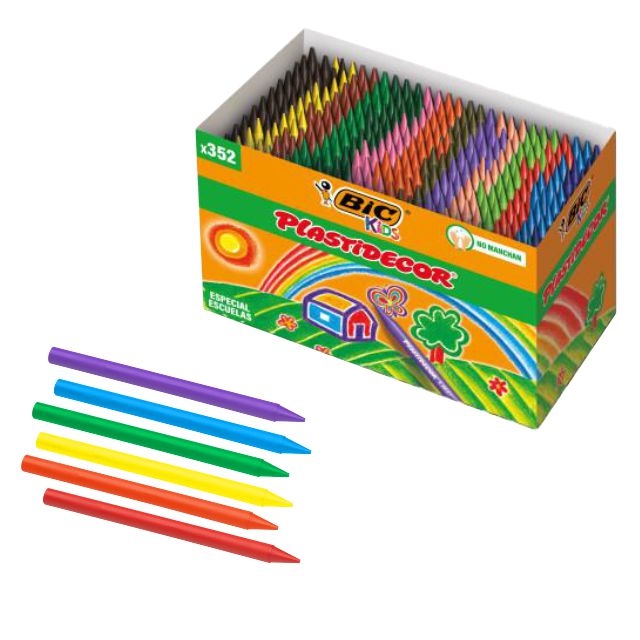 ceras plastidecor caja 352 uds class school pack