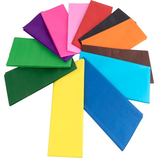 colores papel seda cebolla 5 hojas