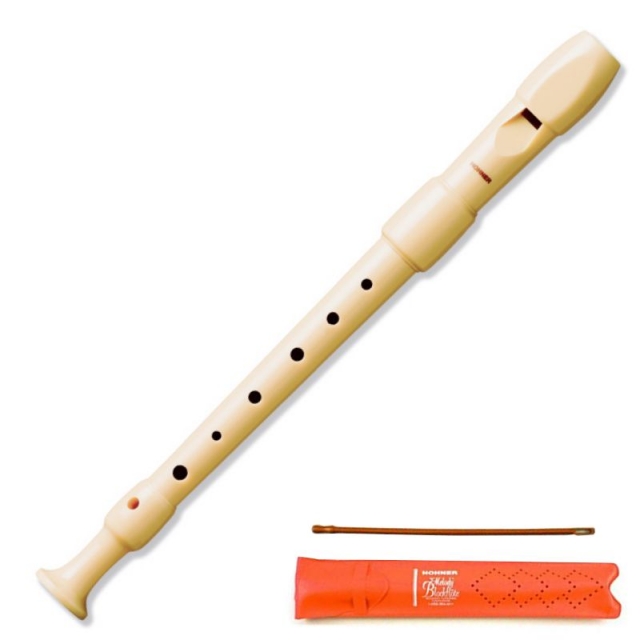 Comprar Flauta Hohner 9516 desmontable Soprano Do, funda naranja
