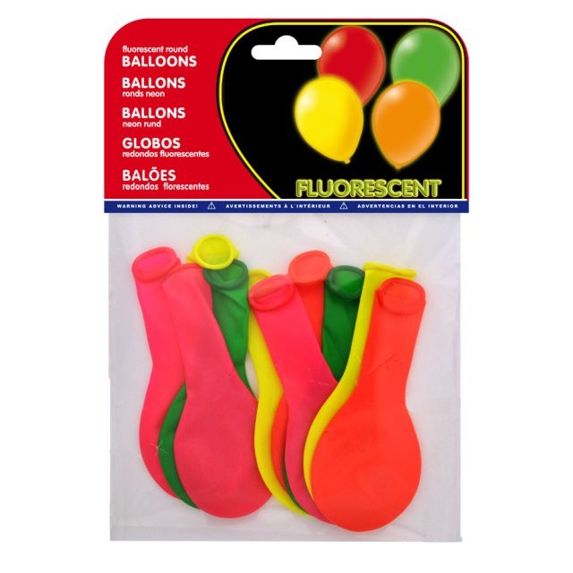 Comprar Globos de latex colores fluorescentes neon