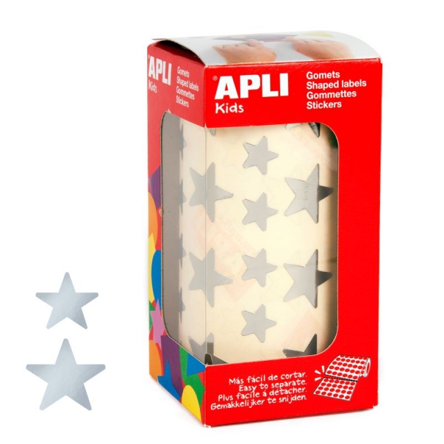 Comprar Gomets Apli 11117 Estrellas metalizadas Plata adhesivas