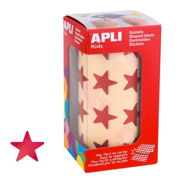 Comprar Gomets Apli 12053 Estrellas Rojo metalizado 20 mm