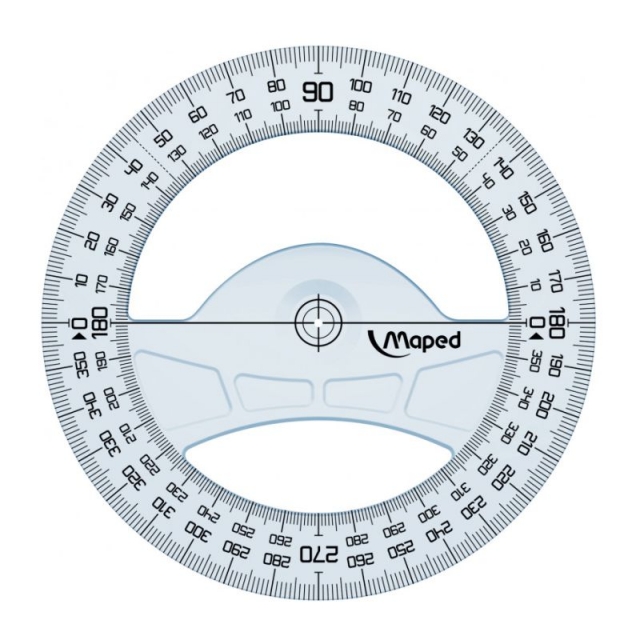 Transportador de angulos, Círculo Maped 360 grados