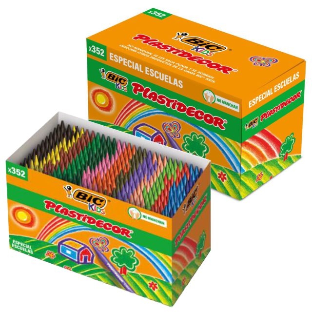 Comprar Ceras Plastidecor caja 352 uds. Class School Pack