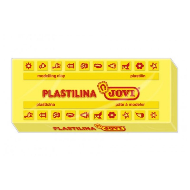 Plastilina Jovi Mediana pastilla 150 Grs amarillo 71/02