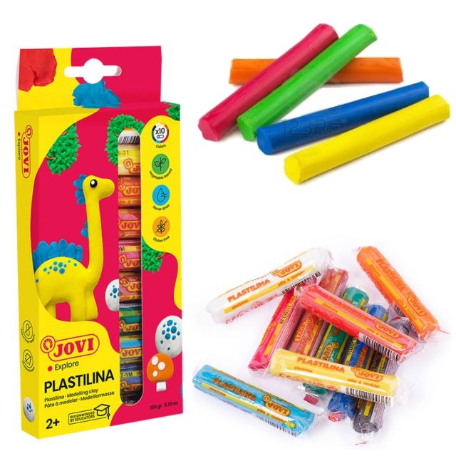 Comprar Caja 10 barritas de plastilina de colores Jovi 90-10