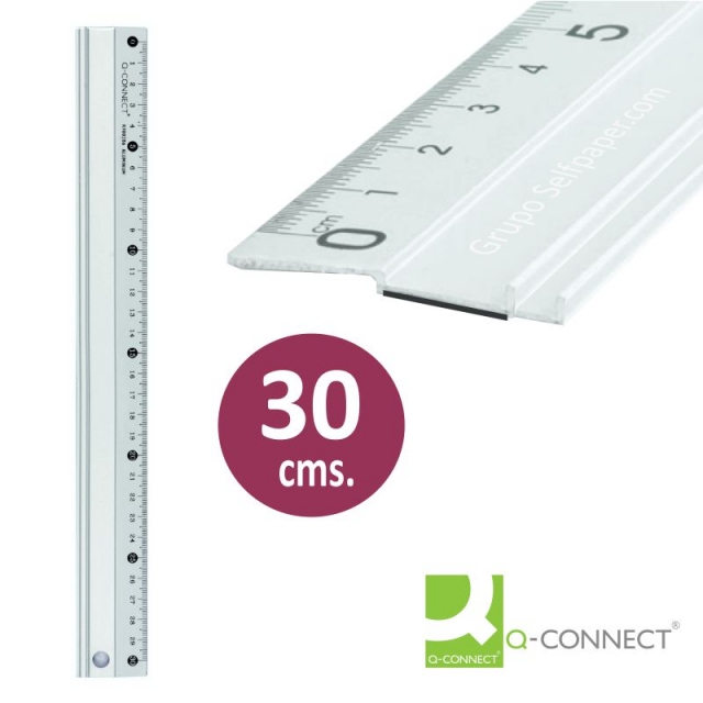 Comprar Regla de aluminio de 30 centimetros