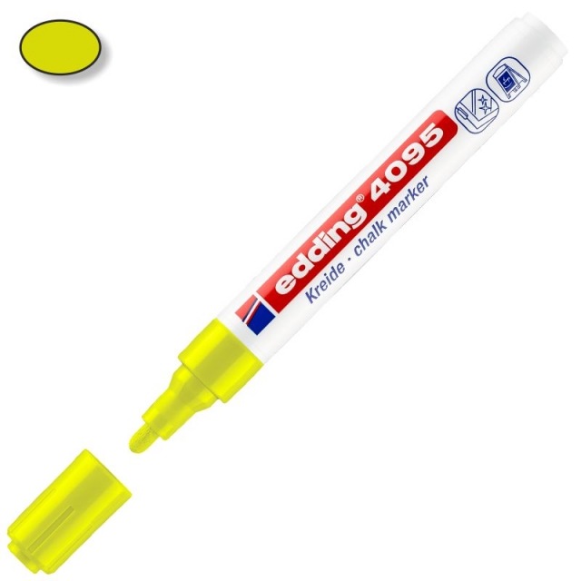 edding 4095 marcador tiza liquida cristal pizarra