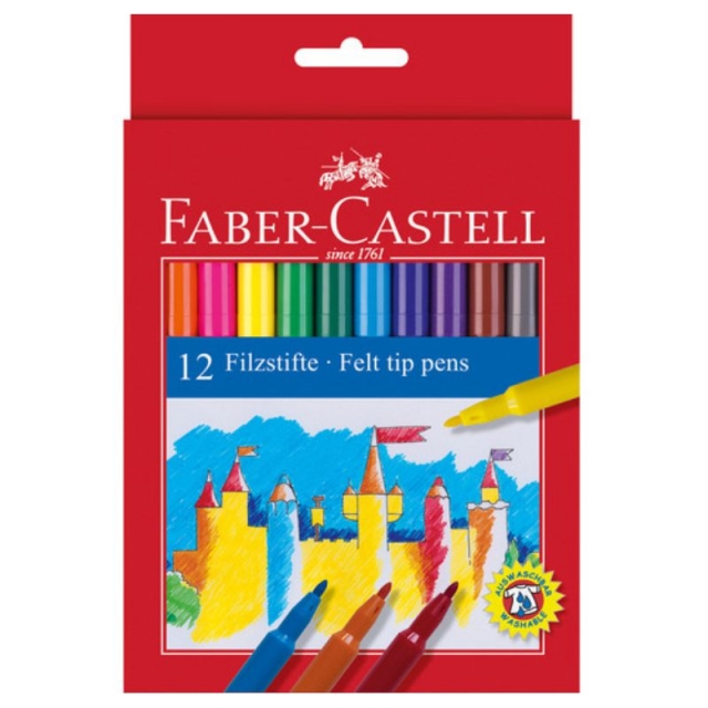 rotuladores 12 colores faber castell