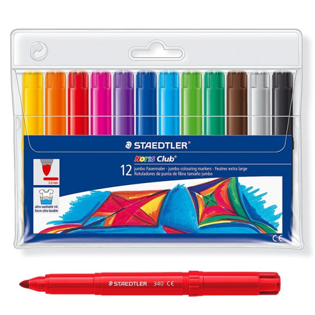 Comprar Staedtler 340WP12 Rotuladores Gruesos Jumbo 12 colores