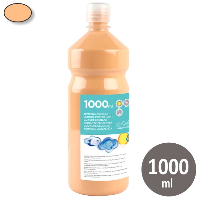 Comprar Tempera líquida Liderpapel TP29 escolar 1 Litro color carne
