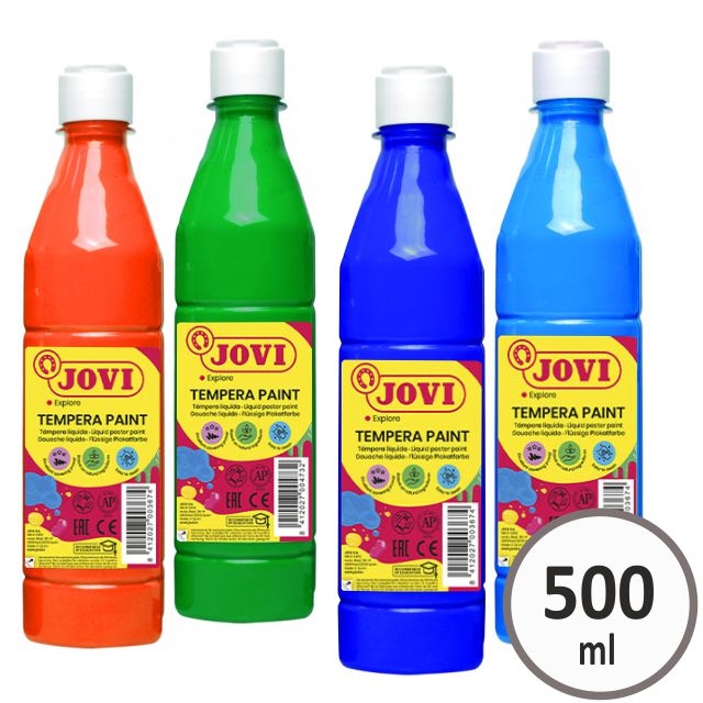 Pintura dedos Jovi 500 ml. Blanco - Material escolar. oficina y