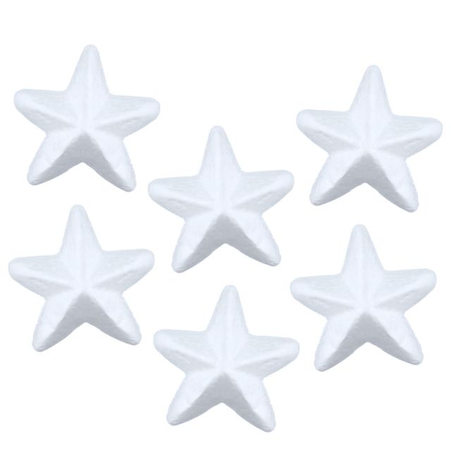 estrellitas de porespan porexpan corcho blanco