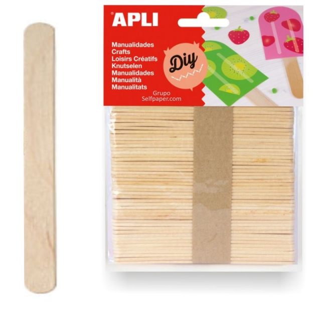 Comprar Palos de Polo grandes, de madera, para manualidades pack 40